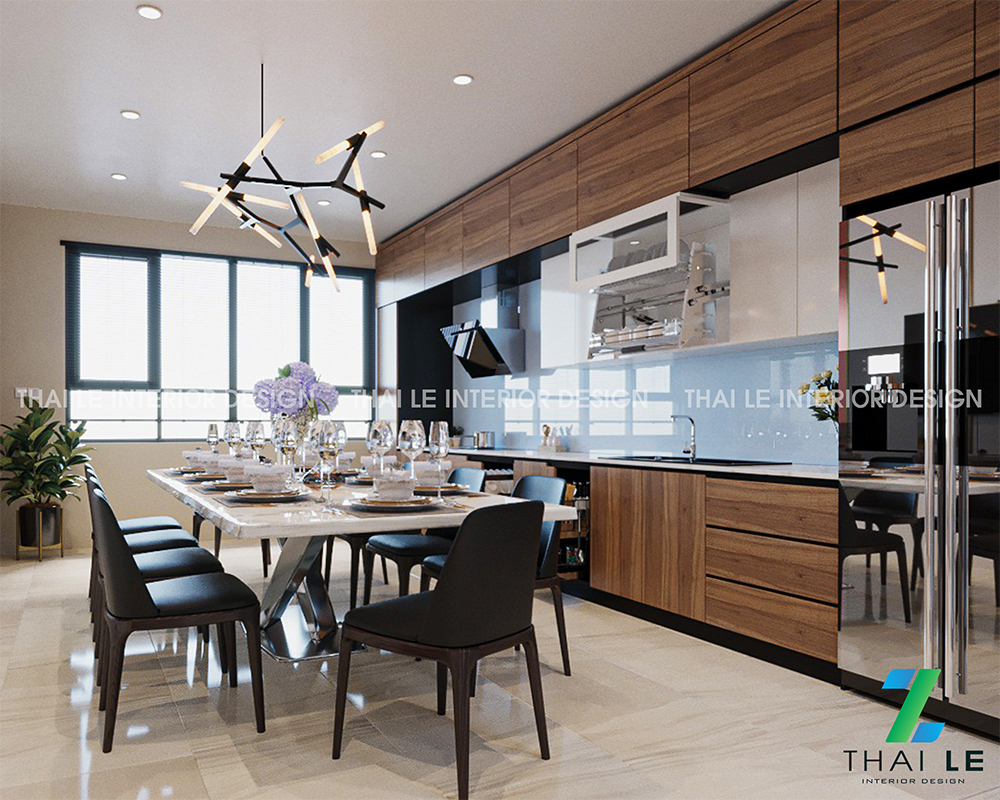 Thiết kế nội thất nhà phố Melosa Khang Điền Q9